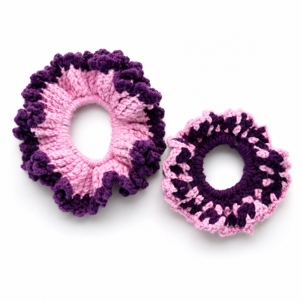 Orchid Duo Scrunchie Set