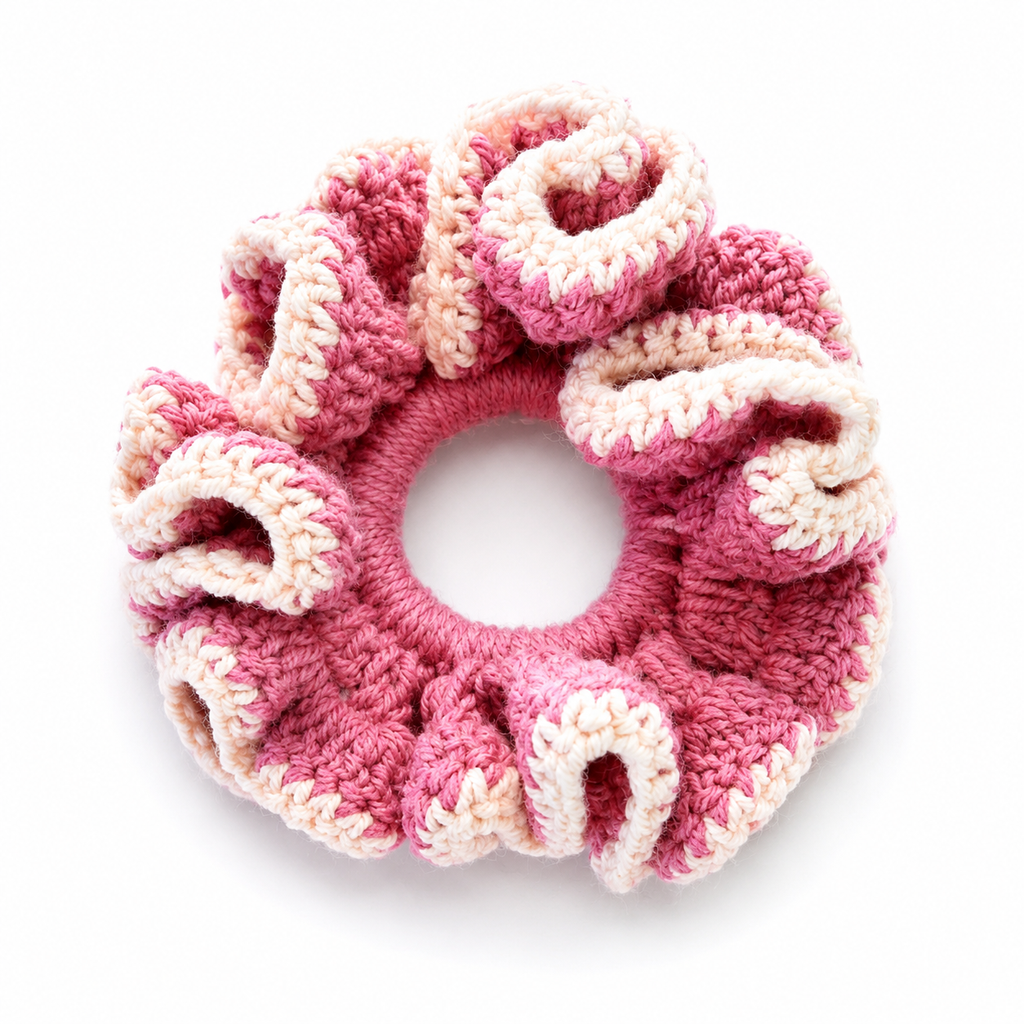Frosted Berry Scrunchie