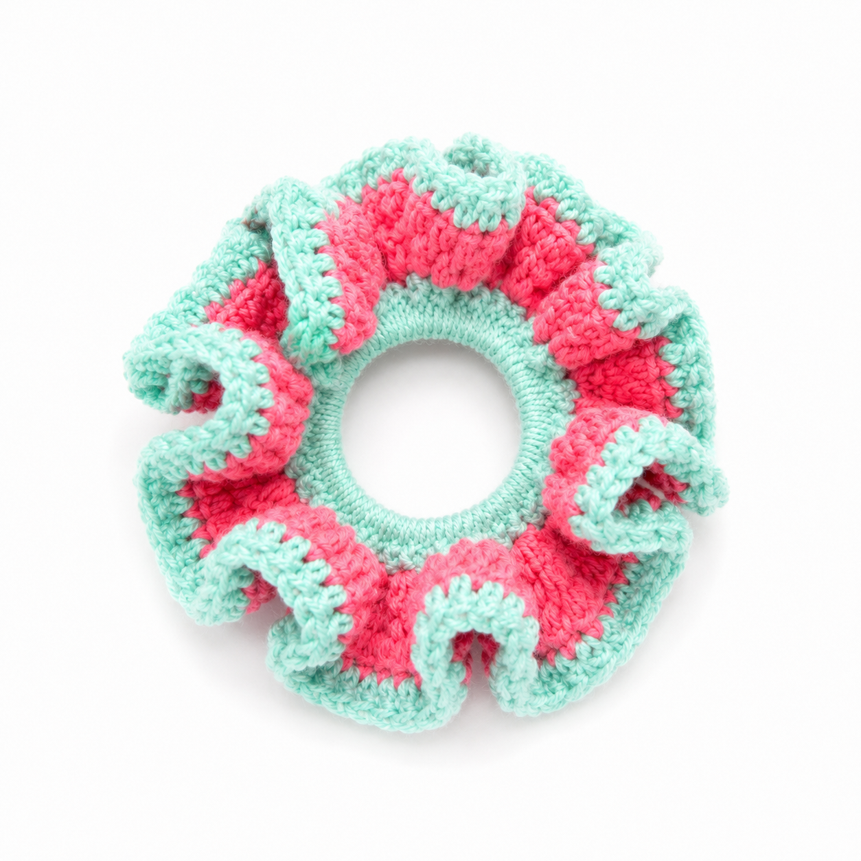 Pink Lagoon Scrunchie